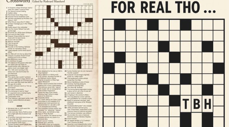 for real tho crossword