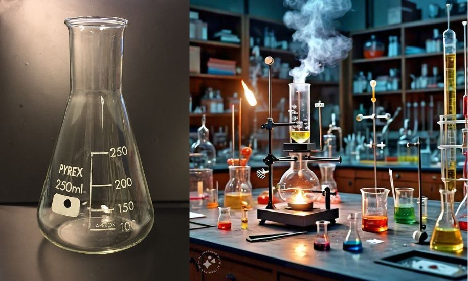 something conical in a chemistry lab