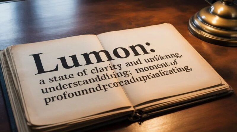 lumon definition