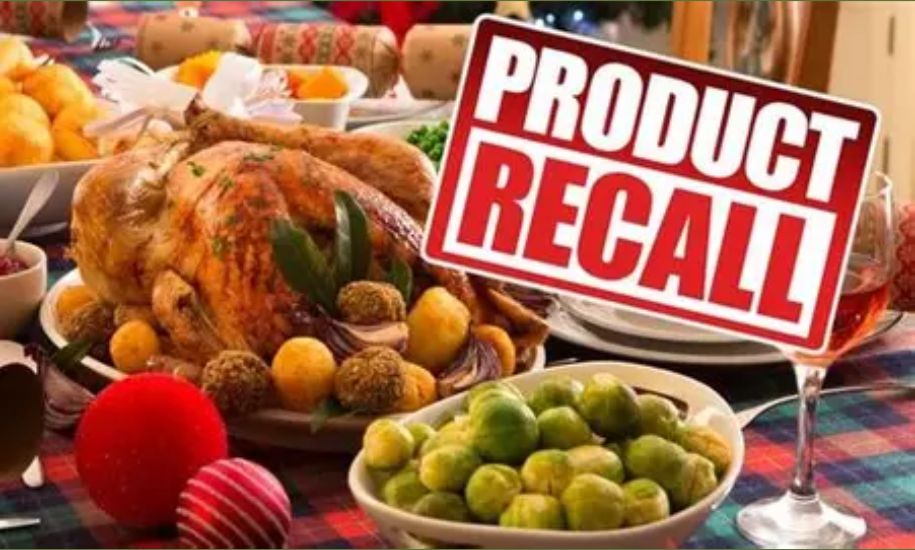 christmas food recalls