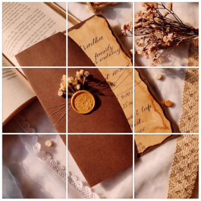 old fashioned invitation enclosure