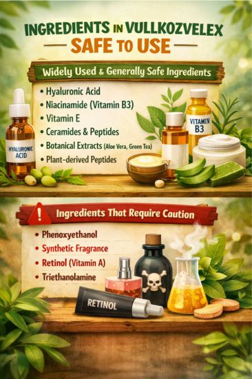 ingredients in vullkozvelex safe to use