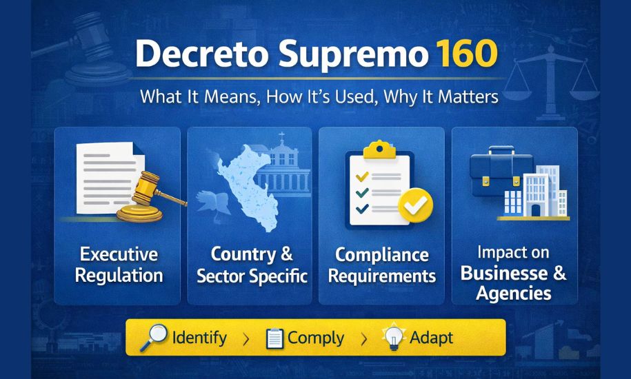 decreto supremo 160
